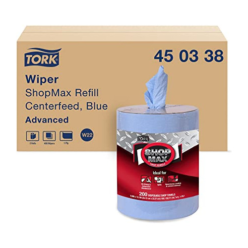 Toallas De Papel Shopmax Heavy Duty Centerfeed Blue W22...