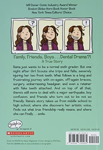 Book : Smile A Graphic Novel - Telgemeier, Raina