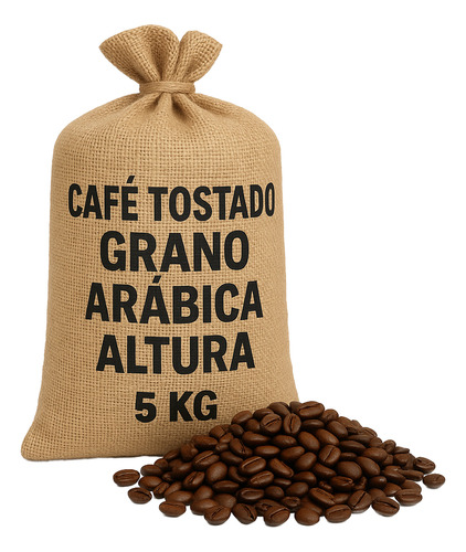 Café Tostado Grano Arábica Altura - 5 Kg
