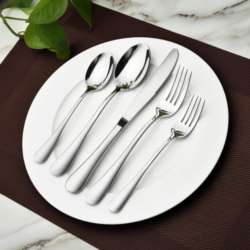 Set De Cubiertos Tramontina 40 Piezas Acero Inoxidable