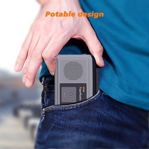 Para Radio Set Jack Fm Ezcap233 Leitor De Fita Portátil Am