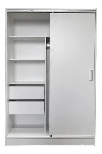 Imagen 2 de 4 de Placard 1.20 X 1.80 X 0.54 Puertas Corredizas Melamina 18mm