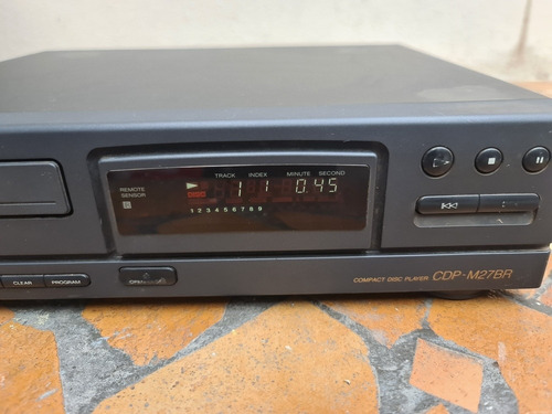 Toca Cd Player Sony Cdp M27br Usado Sem Controle Remoto
