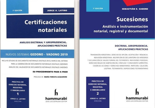 Latino + Sabene - Certificaciones Notariales + Sucesiones. 2