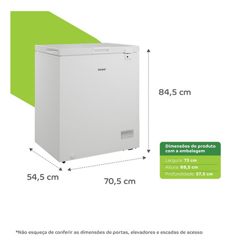 Freezer Horizontal Consul 142 Litros - Cha14ab