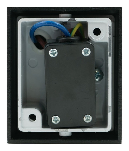 Imagen 6 de 7 de Arbotante Pared Exterior 1xgu10 Negro Blwa-0102-6500 Boomer