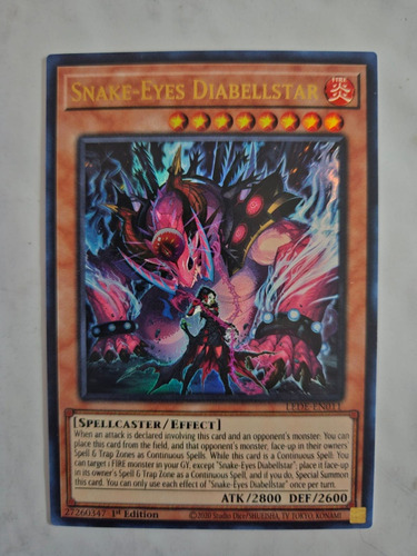 Yugioh! Snake Eyes Diabellstar