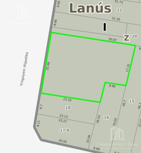 Imagen 16 de 17 de Oportunidad Lote 26 Metros De Frente - 780m2 - Fot 3 - Hipolito Yrigoyen