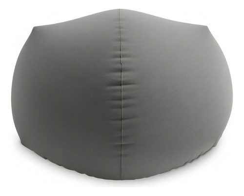 Sillón Inflable De Terciopelo Sin Frijoles Con Capacidad Para Hasta 100 Kg Intex, Color Gris Gris