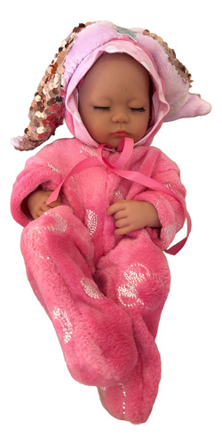 Muñeca Bebe Realista Reborn De Silicon 35cm Suave Rosita