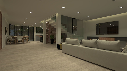Planos De Casa Moderno 11 X 7 Mts