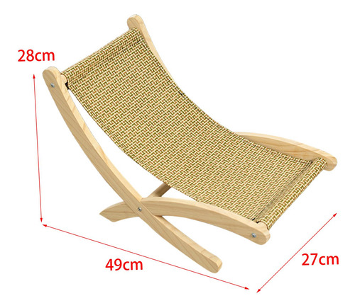 Cat Lounge Chair Furniture Wood Cat Estera De Enfriamiento S