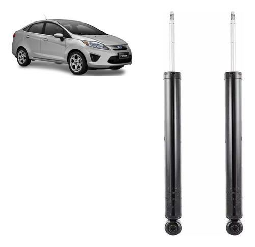 Kit X 2 Amortiguadores Suspesion Ford Fiesta Kinetic 2010/18