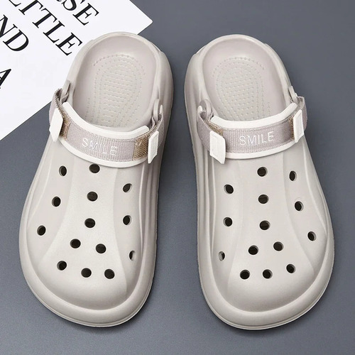 Zapatos Tipo Zueco De Playa De Verano Para Hombre, Sandalias