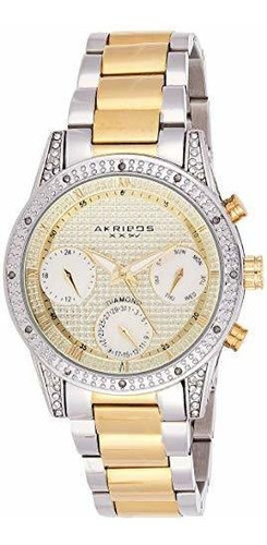 Reloj De Ra - Akribos Xxiv Diamond Studded Women's Watch Mot