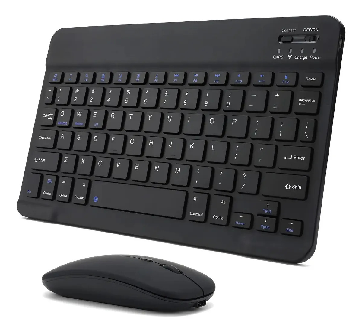 Kit Teclado Magnético + Mouse Para Xiaomi Redmi Pad Pro 12.1 Teclado Preto