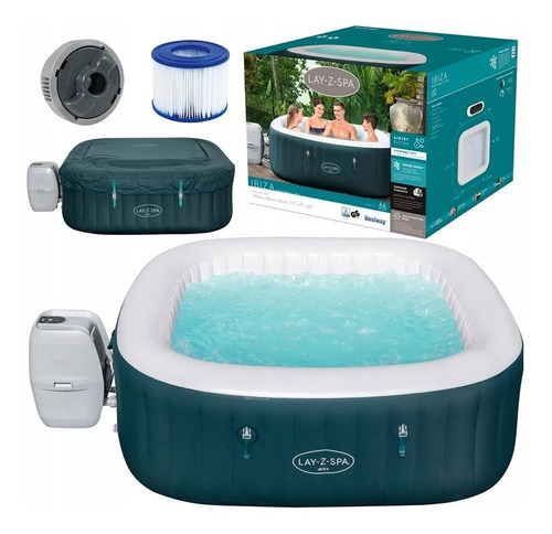 Imagen 6 de 9 de Lay-z Spa Ibiza Jacuzzi Hidromasaje Bestway 60015 4-6 Pers.