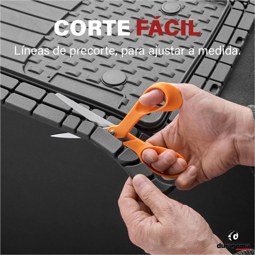Cubre Alfombras Auto 3 Piezas Ultra Pesada Completa Goma Pvc