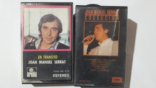 Joan Manuel Serrat  En Transito / Colección - Cassette X 2