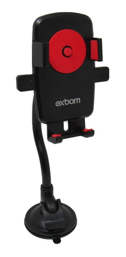 Imagem 3 de 5 de Suporte Celular Veicular Carro Gps Articulado Encaixe Exbom