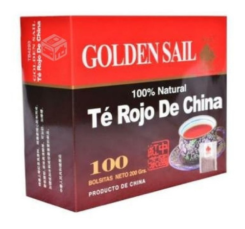 Te Rojo De China, Golden Sail, X100 Unidades / Crisol Tecno