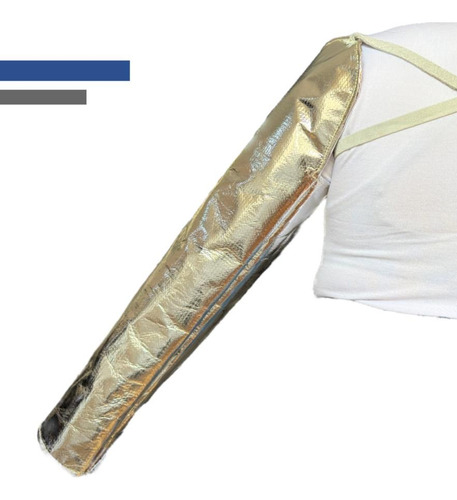Manga De Kevlar Aluminizado Un Par Para Altas Temperaturas