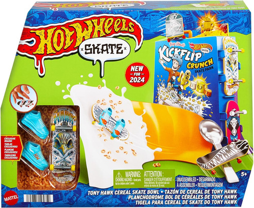 Hot Wheels Skate Pista De Skatepark Bowl Cereal