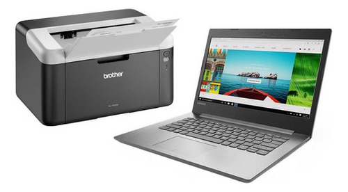 Notebook Lenovo 4gb Win10 Hdmi + Impresora Brother 1212 Wifi