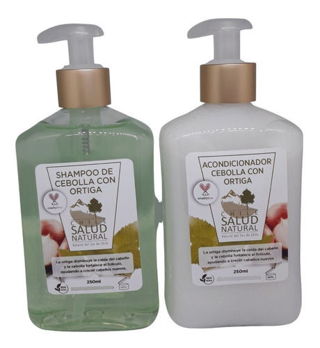 Pack De Shampoo Y Acondicionador De Cebolla Con Ortiga
