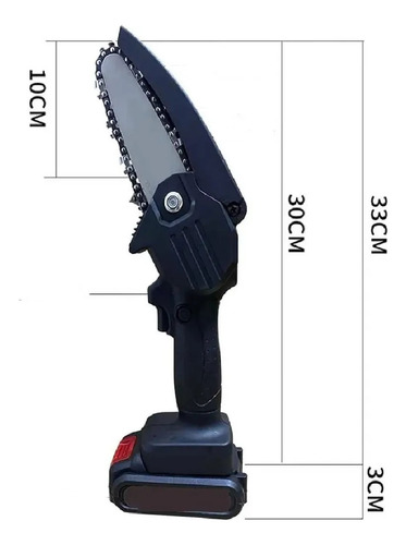 Mini Motosierra Eléctrica 6 Pulgadas Inalámbrica Portátil A 2 Baterías Recargable 48v Cargador Y Accesorios Corte Jardín Poda Árboles Ligera Potente Ergonómica Fácil De Usar
