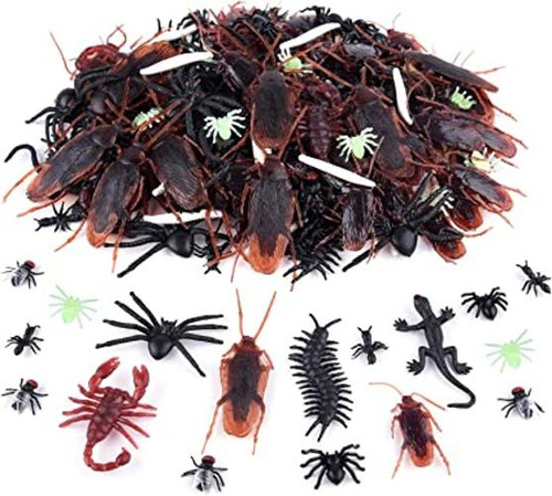 Astaron 210 Piezas De Insectos Realistas De Plástico Truco