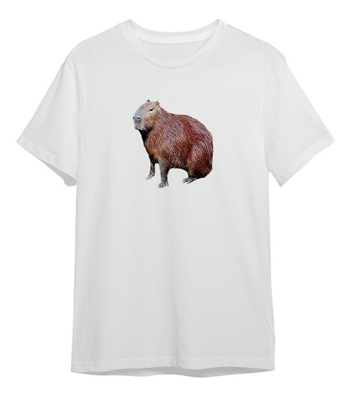 Camiseta Capivara Meme Fofo Latinoamerica Unissex