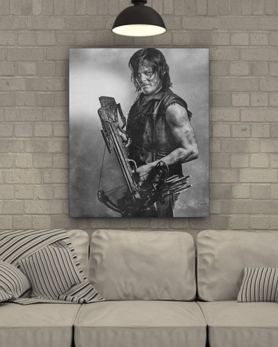 Cuadro Mural The Walking Dead Daryl Dixon 50x70 T. Canvas