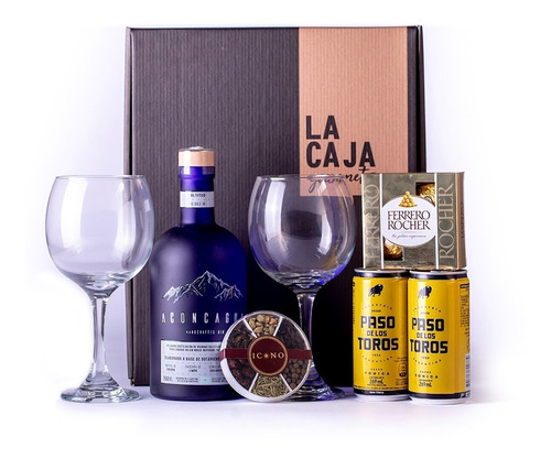 Box De Regalo, Gin Tonic, Copas Y Bombones - Caja Gin Madrid