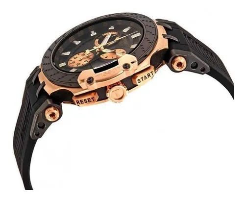 Reloj Tissot T race De Hombre Oro Rosa negro T115.417.37.051
