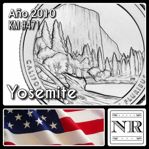 Imagen 1 de 5 de Estados Unidos - 25 Cents - Año 2010 - Parques - Yosemite