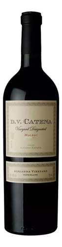 Vino Dv Catena Adrianna Tupungato Vineyard Malbec 750ml.