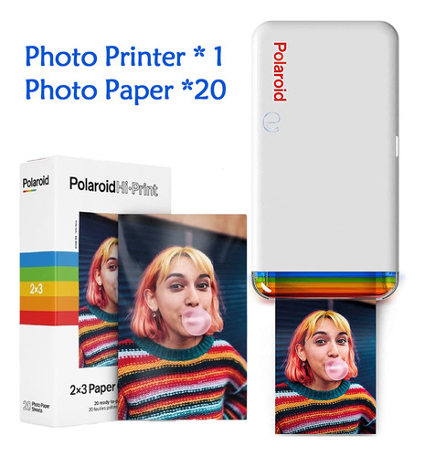 Impresora Fotográfica De Bolsillo Polaroid Hi-print 2x3 Y Pa