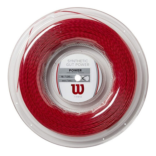 Rollo De Cuerda Wilson Synthetic Gut Power Rojo