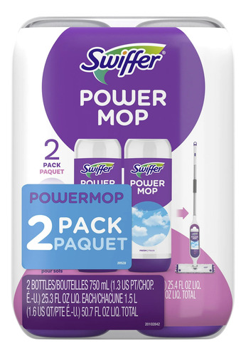 2pack-swiffer Lemon Power -solución Limpieza P/pisos Madera