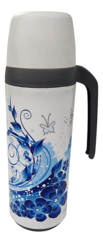 Termo Atom Legends Decorado 1 Lt Acqua Blanco