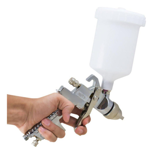 Pistola Pintura Hvlp 600ml Com 2 Jogos De Reparo - Fortg
