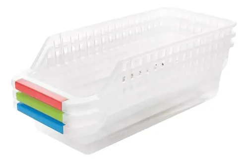 STOBAZA Aufbewahrungsschrank Mit Schubladen, 2-lagig – Kunststoff, Schwarz-transparent, 21x15 Cm, Für Büro & Zuhause