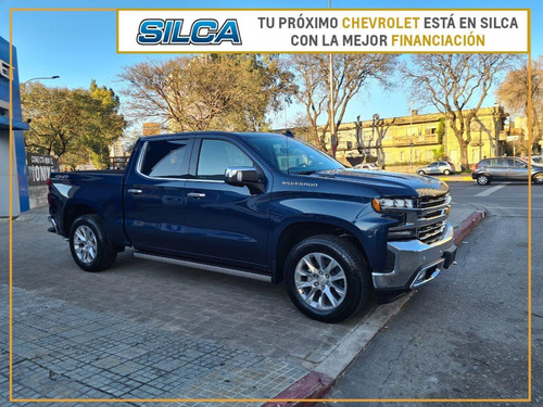 Imagen 2 de 15 de Chevrolet Silverado Ltz 3.0 Turbo Diesel 2021 Azul 0km