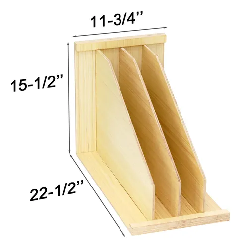 Divisor De Bandeja Td3 Bandeja Vertical De Madera Divisor Or