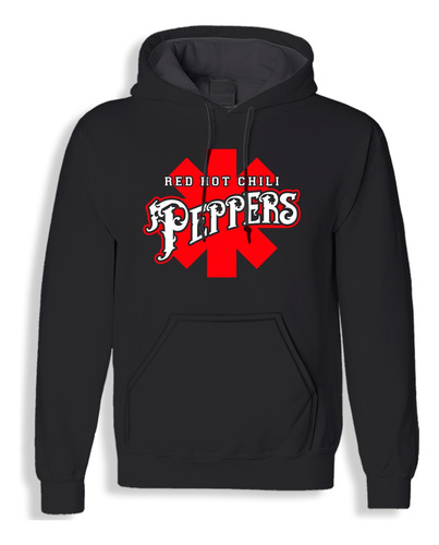 Sudadera Hoodie Red Hot Chili Peppers Rhcp Logo Alterno