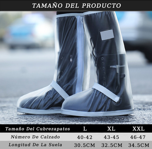 Cubre Zapatos Impermeable Protector De Zapatos Para Lluvia