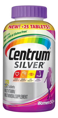 Centrum Silver - Multivitaminico Multimineral Para Mujeres M