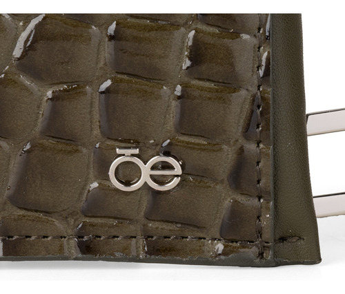 Cartera Cierre Sencillo Cloe Racso Mediano Color Verde