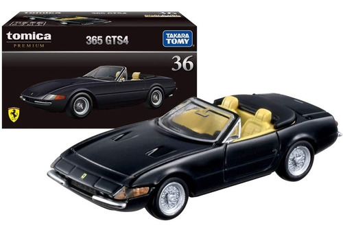Tomica Premium 36 Ferrari 365 Gts4 1/61 Takara Tomy Color Negro